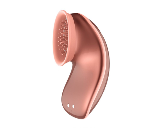 Вибромассажер клиторальный с вакуумным эффектом Twitch Hands, розовый, фото 