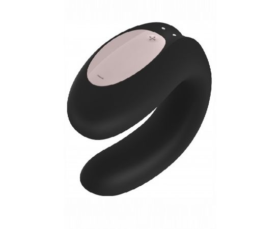 Вибратор для пар на дистанционном управлении Satisfyer Double Joy чёрный, фото 