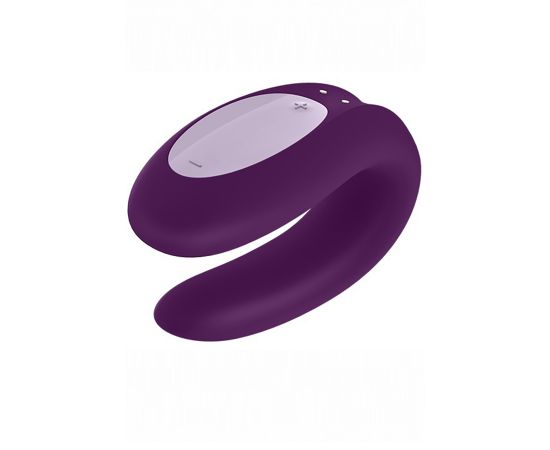 Вибратор для пар на дистанционном управлении Satisfyer Double Joy фиолетовый, фото 
