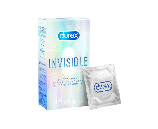 Презервативы Durex №12 Invisible ультратонкие, фото 