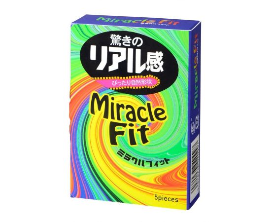 Презервативы Sagami Xtreme Miracle Fit Ультратонкие Latex 5 шт, фото 