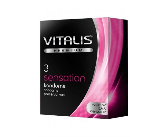 Презервативы Vitalis premium №3 Sensation, фото 