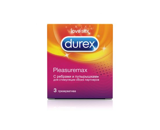 Презервативы Durex №3 Pleasuremax рельефные, фото 