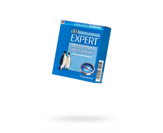 Презервативы Expert "Арктическая экспедиция" №3, с охлаждающим эффектом, 3шт, фото 