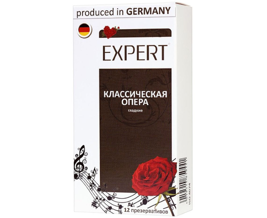 Презервативы Expert "Классическая опера" №12, классика, 12шт, фото 