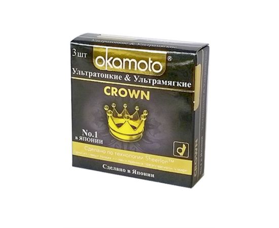 Презервативы Okamoto Crown № 3, фото 