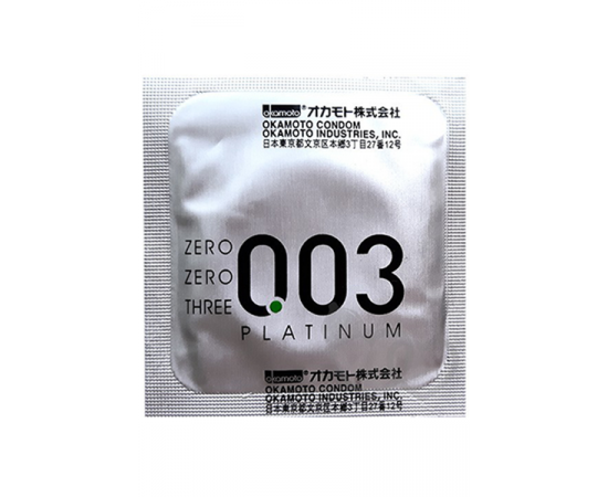 Презервативы OKAMOTO Platinum 1шт., фото 