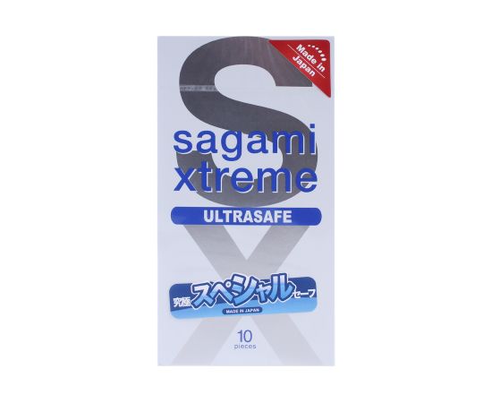 Презервативы Sagami Xtreme Ultrasafe Ультратонкие Latex 10 шт, фото 