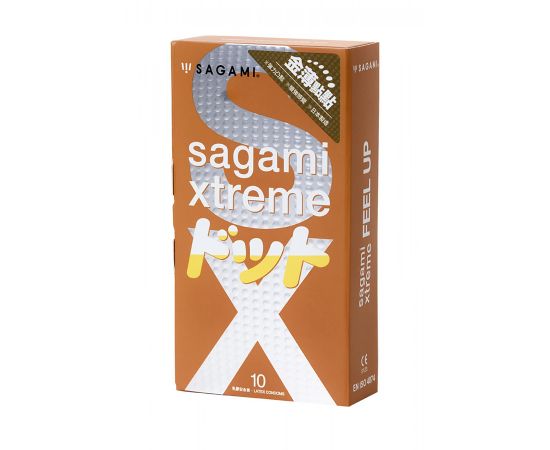 Презервативы Sagami Xtreme Feel UP Усиливающие Ощущения Latex 10 шт, фото 