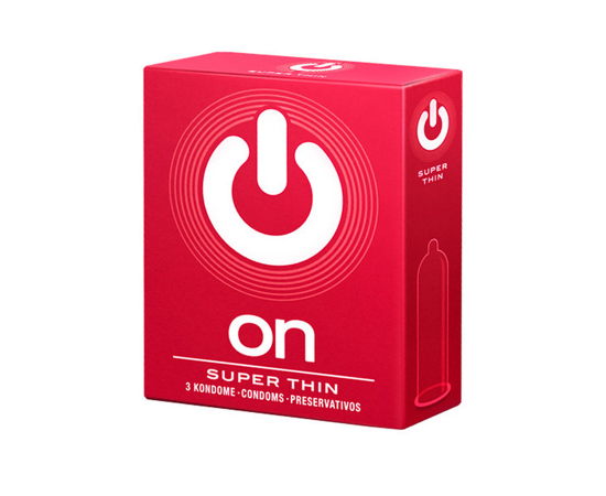 Презервативы ON Super Thin Супертонкие №3, фото 