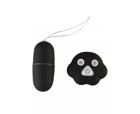 Виброяйцо с пультом управления черное, фото 
