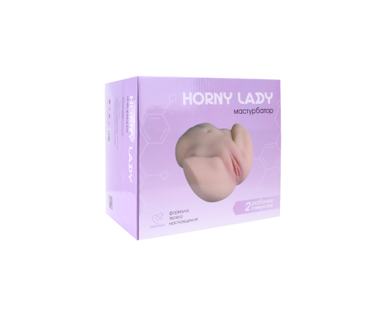 Мастурбатор Вагина+Анус Horny Lady intimlab BAT-ABA004 Nude, фото , изображение 2