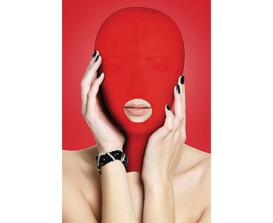 Маска На Голову Submission Mask С Прорезью Для Рта, Красная, фото 