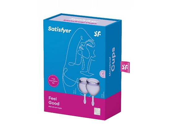Набор Менструальных Чаш Satisfyer Feel Good Menstrual Cup, Сиреневый, фото 