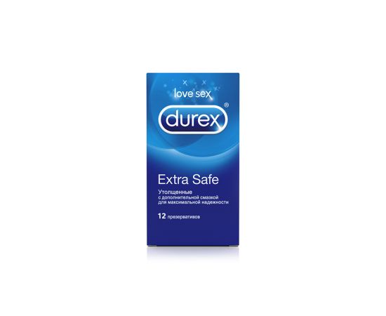 Презервативы Durex №12 Extra Safe утолщенные, фото 