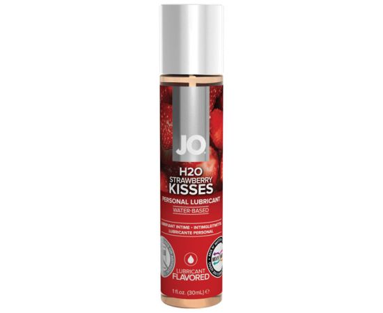Вкусовой Лубрикант JO H2O Strawberry Kisses, 30 мл, фото  Вкусовой Лубрикант JO H2O Strawberry Kisses, 30 мл, фото