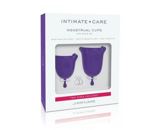 Набор Менструальных Чаш Jimmy Jane Intimate Plus Care, Фиолетовые, фото , изображение 2