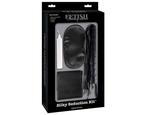 Набор Для Интимных Удовольствий Fetish Fantasy Limited Edition Silky Seduction Kit, Черный, фото 