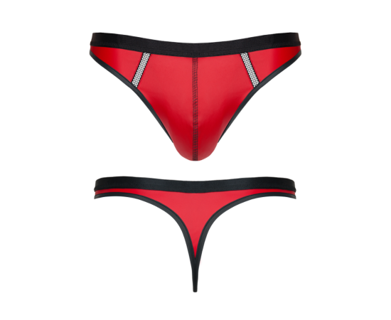 Стринги мужские красные с черными швами и резинкой (RFP collection) (XXL), фото 