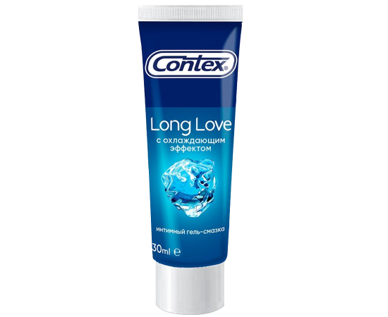 Лубрикант На Водной Основе Contex Long Love С Охлаждающим Эффектом, 30 мл, фото 