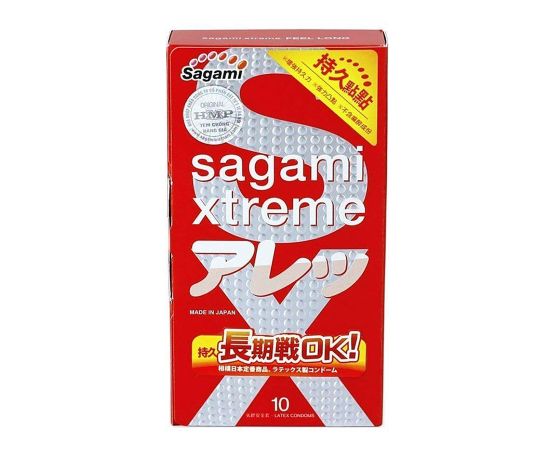 Презервативы Sagami Feel Long Ультратонкие Latex 10 шт, фото 