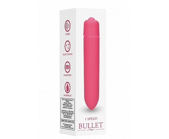 Вибропуля 1 Speed Bullet Розовая, фото 