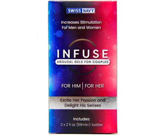 Лубриканты возбуждающие для пар INFUSE Arousal Gels for Couples 2х59 мл, фото , изображение 3