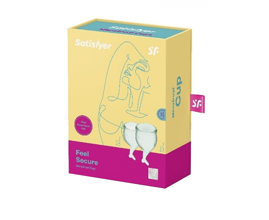 Набор Менструальных Чаш Satisfyer Feel Secure Menstrual Cup, Зеленый, фото 