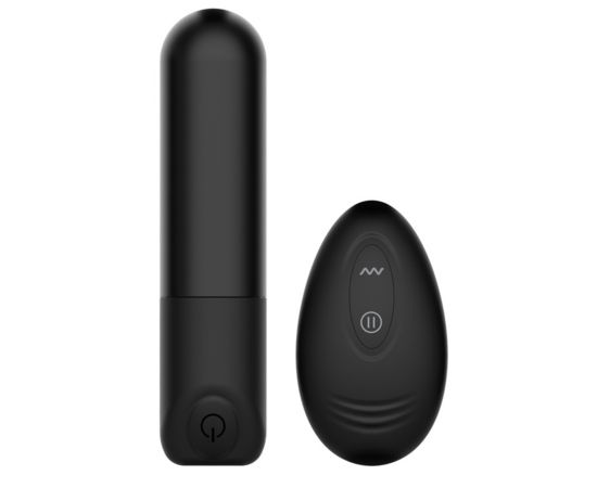 Мини-вибратор С Пультом Rick, Черный, фото 