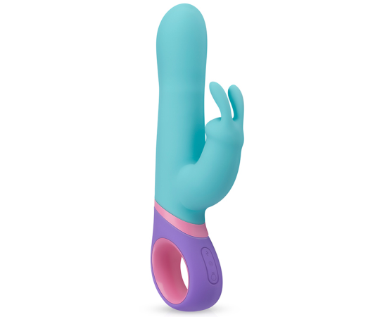 Вибратор с клиторальной стимуляцией Meta Rabbit Vibrator, синий, фото 