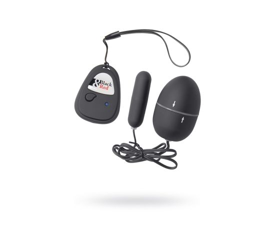 Вибронабор TOYFA Black&Red с пультом ДУ, 5 режимов вибрации, черный, фото 