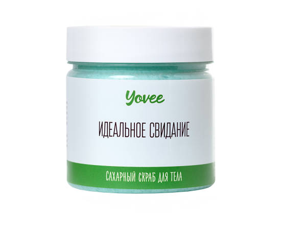 Сахарный Скраб Для Тела Yovee С Ароматом Зеленого Чая И Мяты, фото 