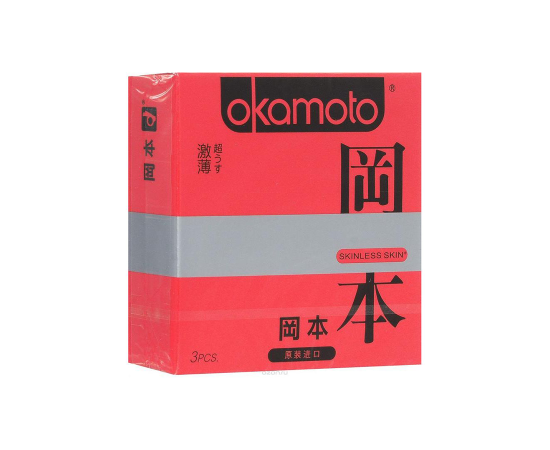 Презервативы Okamoto Skinless Skin Super Thin / Ультратонкие № 3, фото 