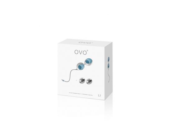 Вагинальные Вибро-Шарики OVO L1 Loveballs White Light Blue, фото  Вагинальные Вибро-Шарики OVO L1 Loveballs White Light Blue, фото