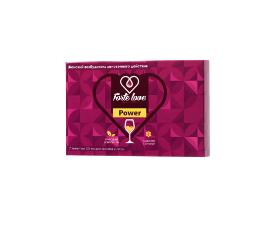 Капли Для Женщин Forte Love Power, 7 ампул по 2.5 мл, фото 