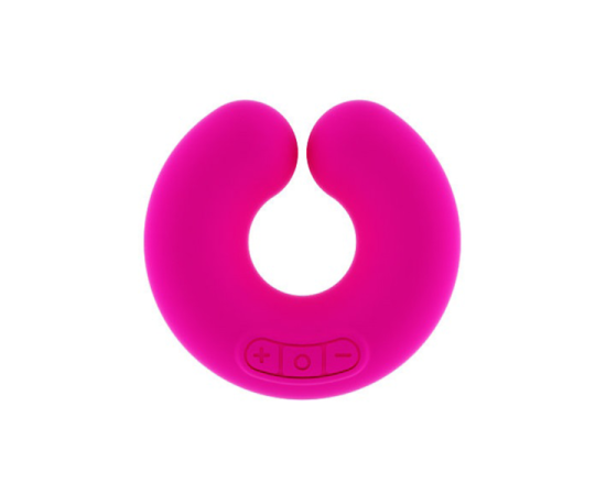 Вибратор для пар DONUT STRAWBERRY универсальный розовый, фото 