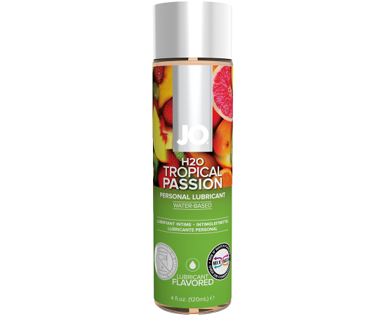 Вкусовой лубрикант JO Flavored Tropical Passion 120 мл, фото 