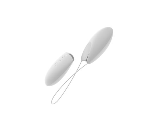 Виброяйцо OVO R1 на дистанционном управлении белое, фото 