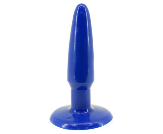 Анальная втулка Uniplug 10 см, синий, фото 