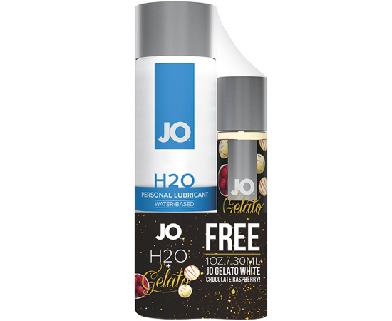 Набор лубрикантов JO H2O (120 мл) и White Chokolate (30 мл), фото 