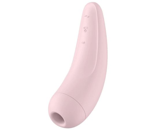 Бесконтактный Вакуумный Стимулятор Клитора Satisfyer Curvy 2+, Розовый, фото 