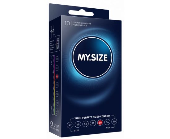 Презервативы MY.SIZE Размер 60 Latex 10 шт, фото 