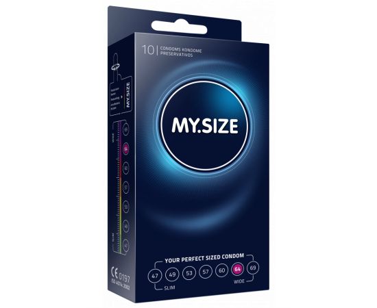 Презервативы MY.SIZE Размер 64 Latex 10 шт, фото  Презервативы MY.SIZE Размер 64 Latex 10 шт, фото