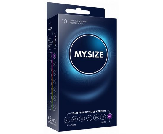 Презервативы MY.SIZE Размер 69 Latex 10 шт, фото 