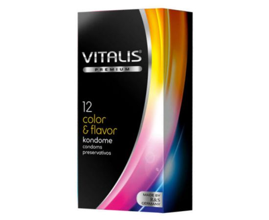 Презервативы Vitalis premium №12 Color & flavor, фото 