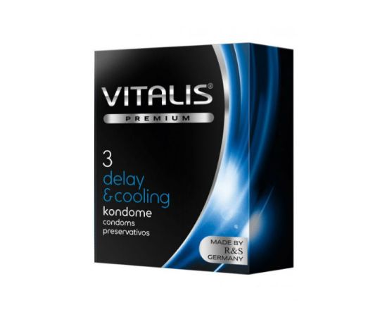 Презервативы Vitalis premium №3 delay& cooling, фото 
