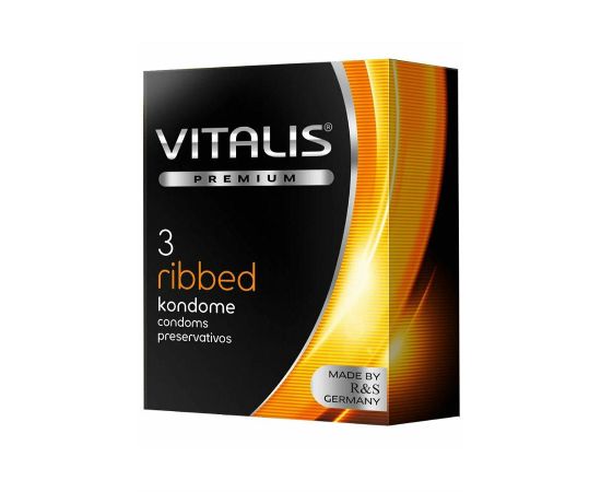 Презервативы Vitalis premium №3 Ribbed, фото 