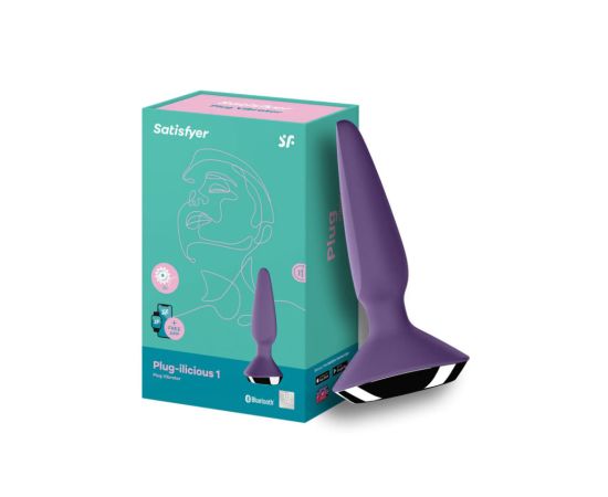 Анальная Пробка Satisfyer Plug-ilicious 1 Purple, фото , изображение 6