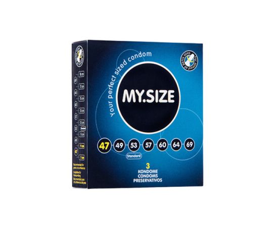 Презервативы MY.SIZE Размер 47 Latex 3 шт, фото 