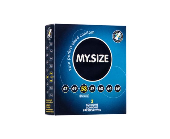 Презервативы MY.SIZE Размер 53 Latex 3 шт, фото 